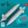 RESKIT RSU48-0554 Tornado 2250L underwing fuel tanks (RAF, RSAF) (2 pcs) (3D Printed) (1/48)